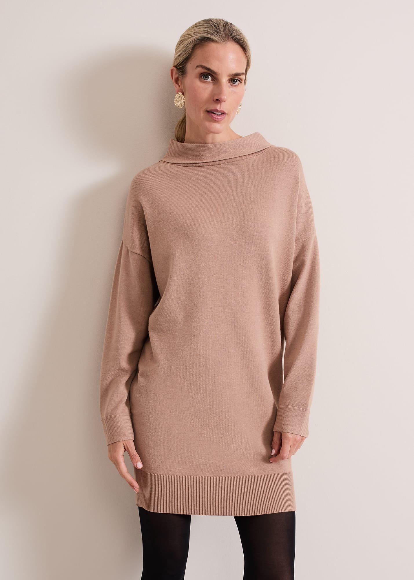 Skylar Funnel Neck Jumper Dress