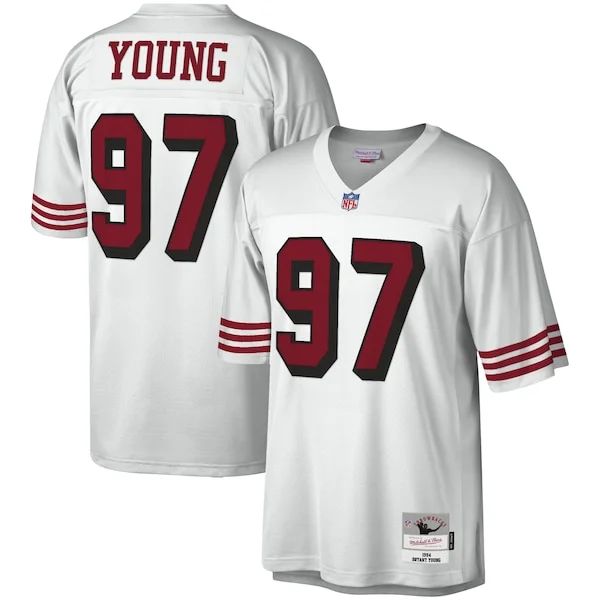Performance San Francisco 49ers Replica Jersey - Premium White NFL ...