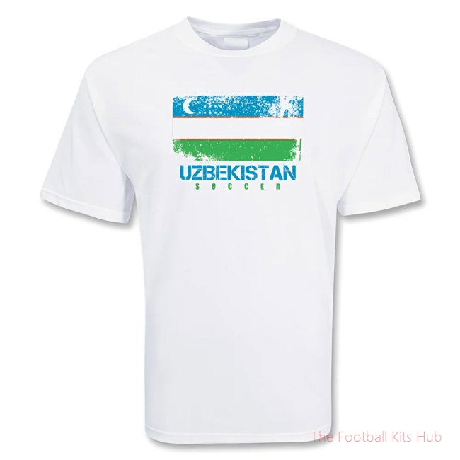 Men Uzbekistan Soccer T-shirt