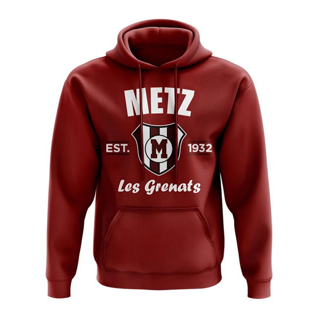 2025-2026 Metz Established Soccer Shirt (Maroon) | Performance