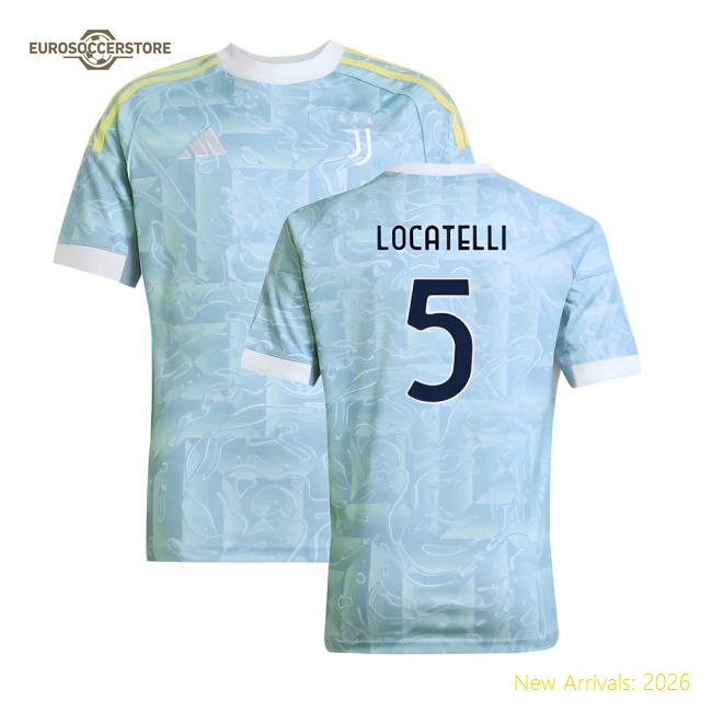 Juventus 2024-25 Away Fan Version For Kids (Locatelli Game Day Jersey