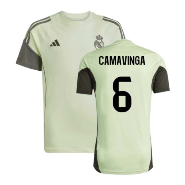 Match-Day 2025-2026 Real Madrid Training Tee (Almost Lime) - Kids (Camavinga