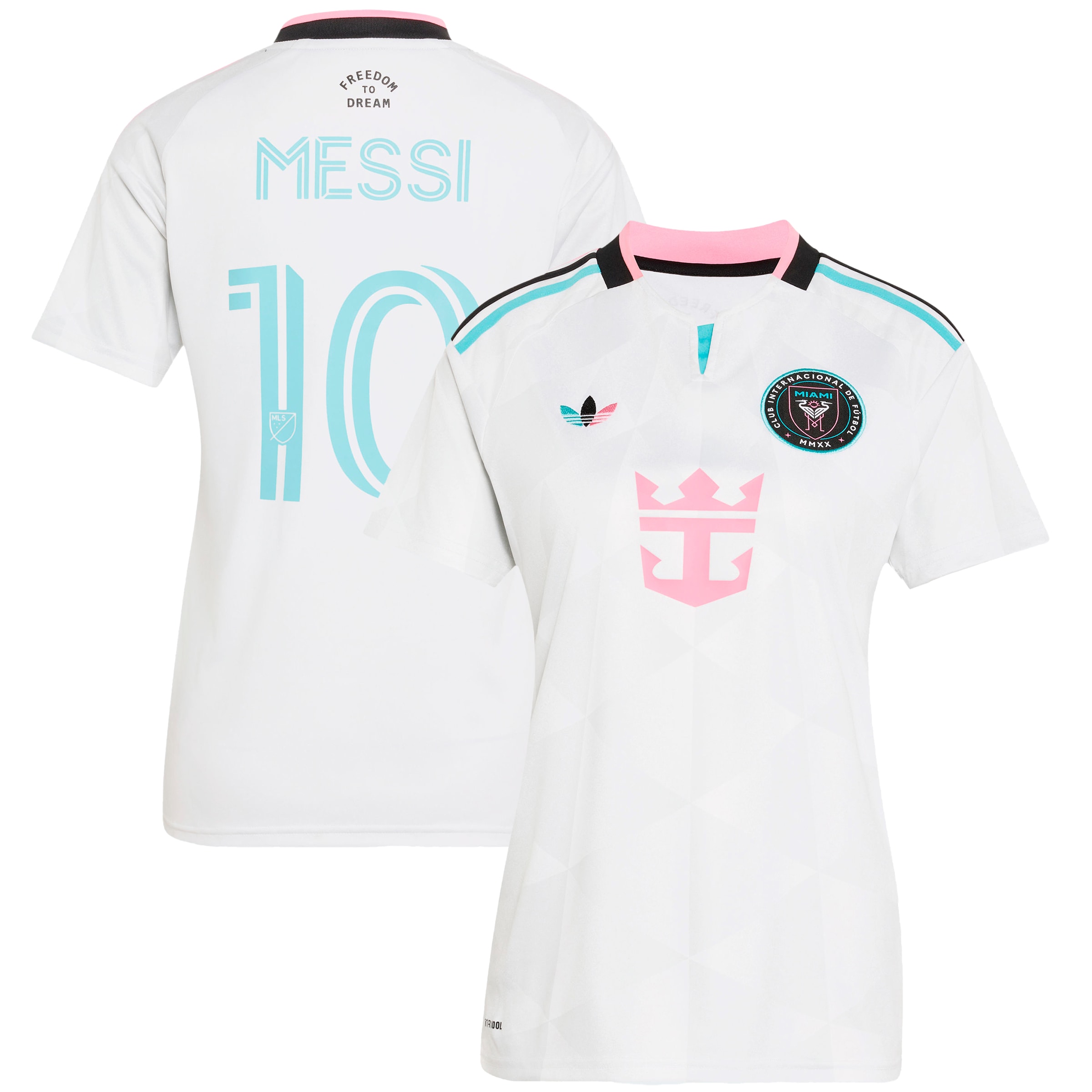 [JED] Youth Lionel Messi #10 Inter Miami CF Women's 2026 Third Replica Jersey - White