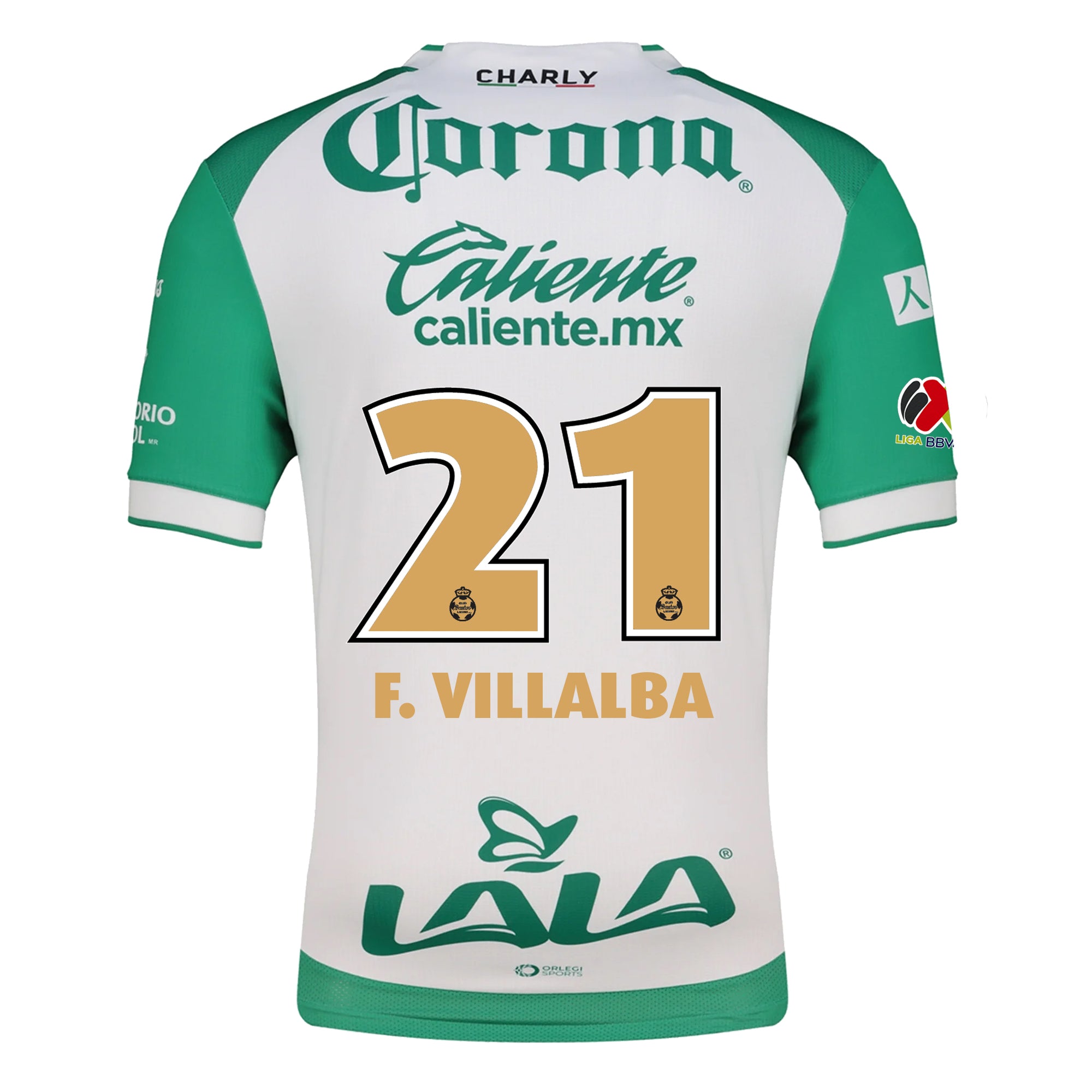 Santos Laguna Laguna 2025-2026 UCL Home Jersey – Authentic Shirt