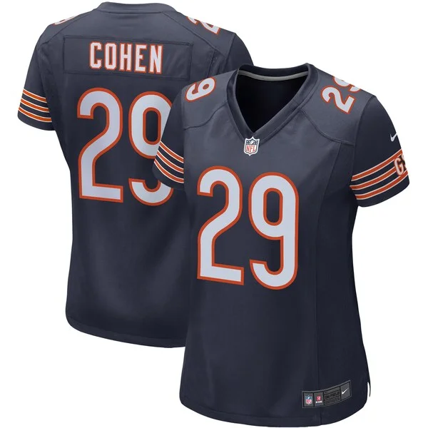 None Tarik Cohen Game Jersey - Navy | NFL Player Jersey | NFL Football