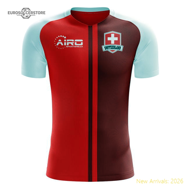 Switzerland Home Concept Football Kit 2025-2026 Fan Style Jersey