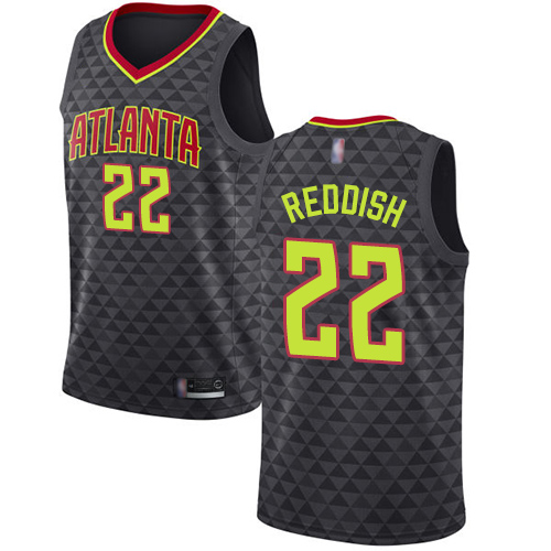ATL #22 C. Reddish Premium 2024 Icon NBA Jersey - Red Swingman
