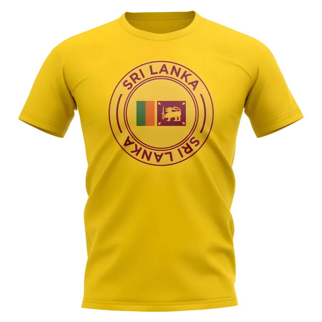 Fan-Favorite Tournament-Edition Sri Lanka Football Badge T-Shirt