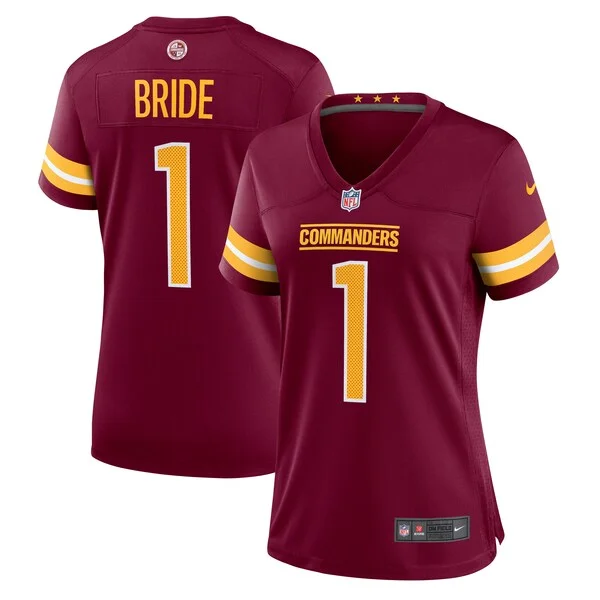 None Game NFL Jersey - Burgundy | Authentic Football Apparel