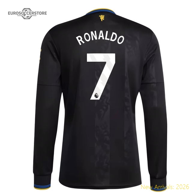 Official 2025-2026 Man Utd Long Sleeve Third Shirt (ronaldo 7)