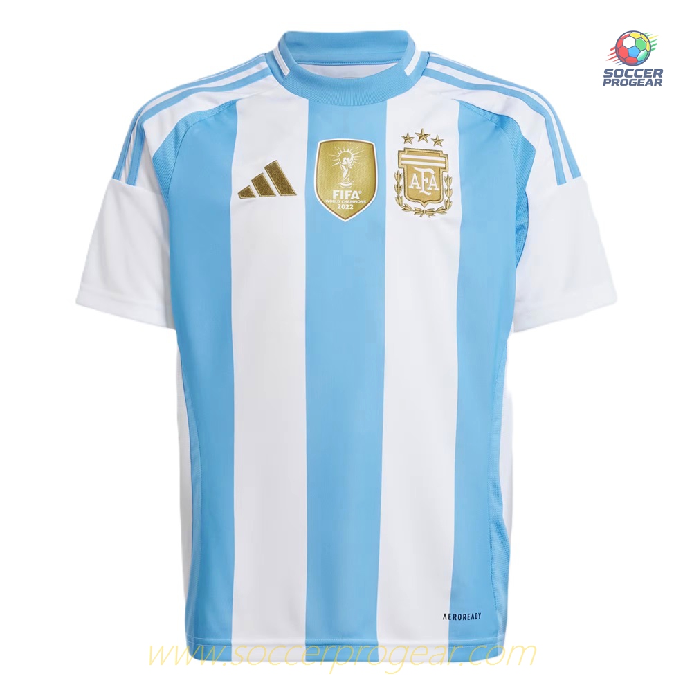 Argentina Home Kids' Jersey Set Team Jersey 2024-2025 Season