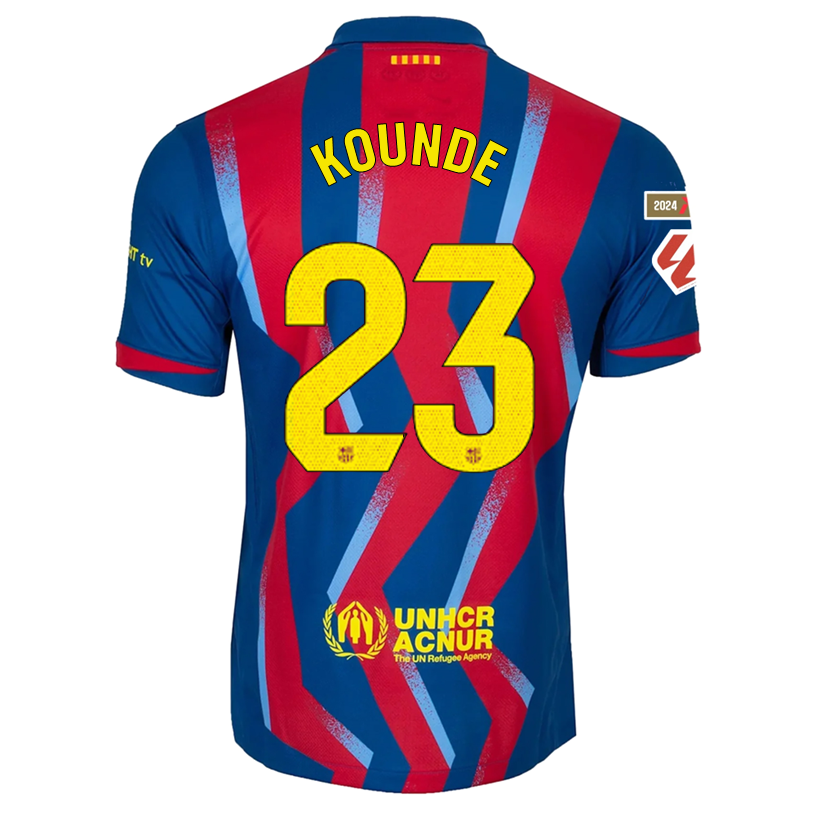 Barcelona Patches 2025-2026 La  Home Jersey – Authentic Shirt