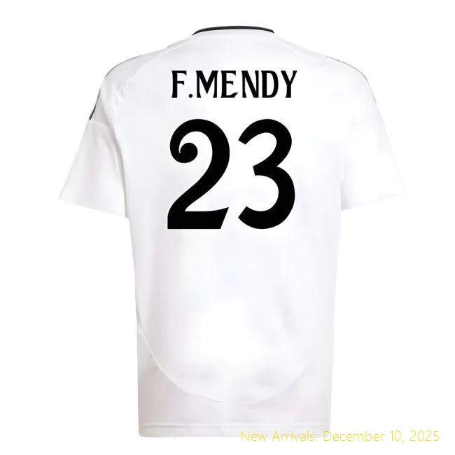 2024-2025 Real Madrid Home Shirt - Professional Soccer (Mendy 23) -...