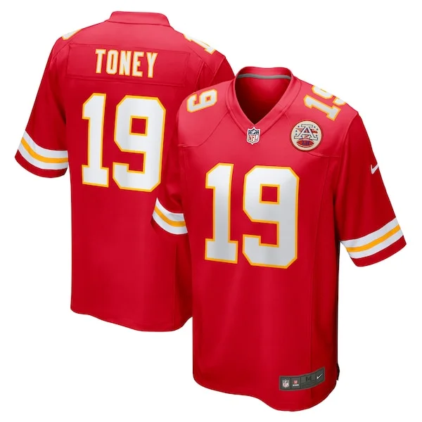 Kansas City Chiefs Game NFL Jersey - Red | Top-Grade Football Apparel
