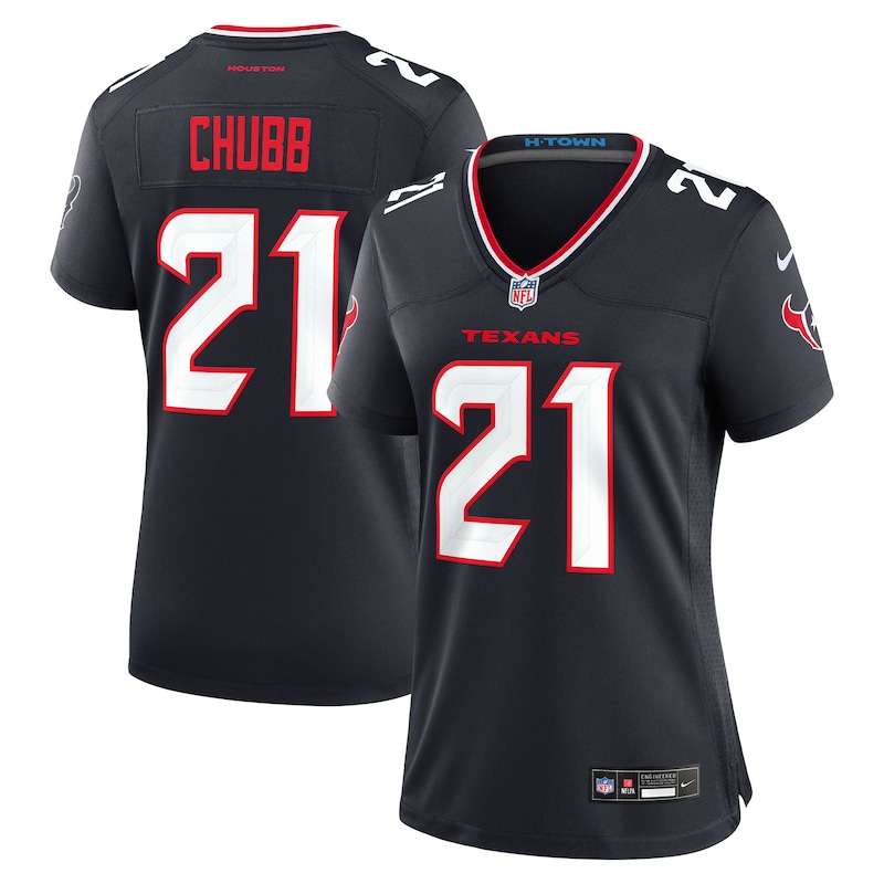 None Nick Chubb HOU Texans Sleek Great Value Jersey Football Apparel