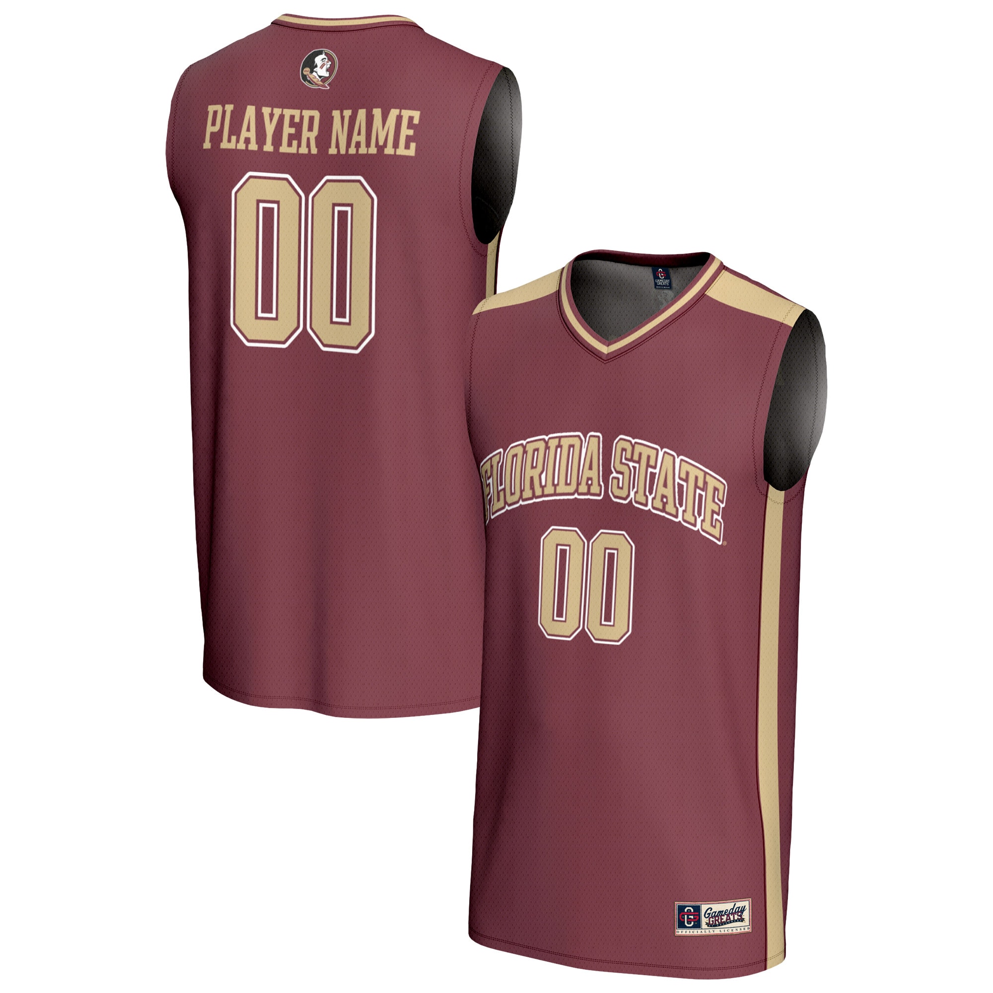 [NJP] Florida State Seminoles GameDay Greats Youth NIL Pick-A-Player Lightweight Women's Basketball Fashion Jersey - Garnet