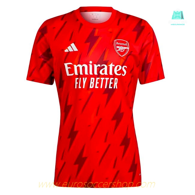 2023-2024 Arsenal Pre-Match Shirt (Red) (Saka 7)