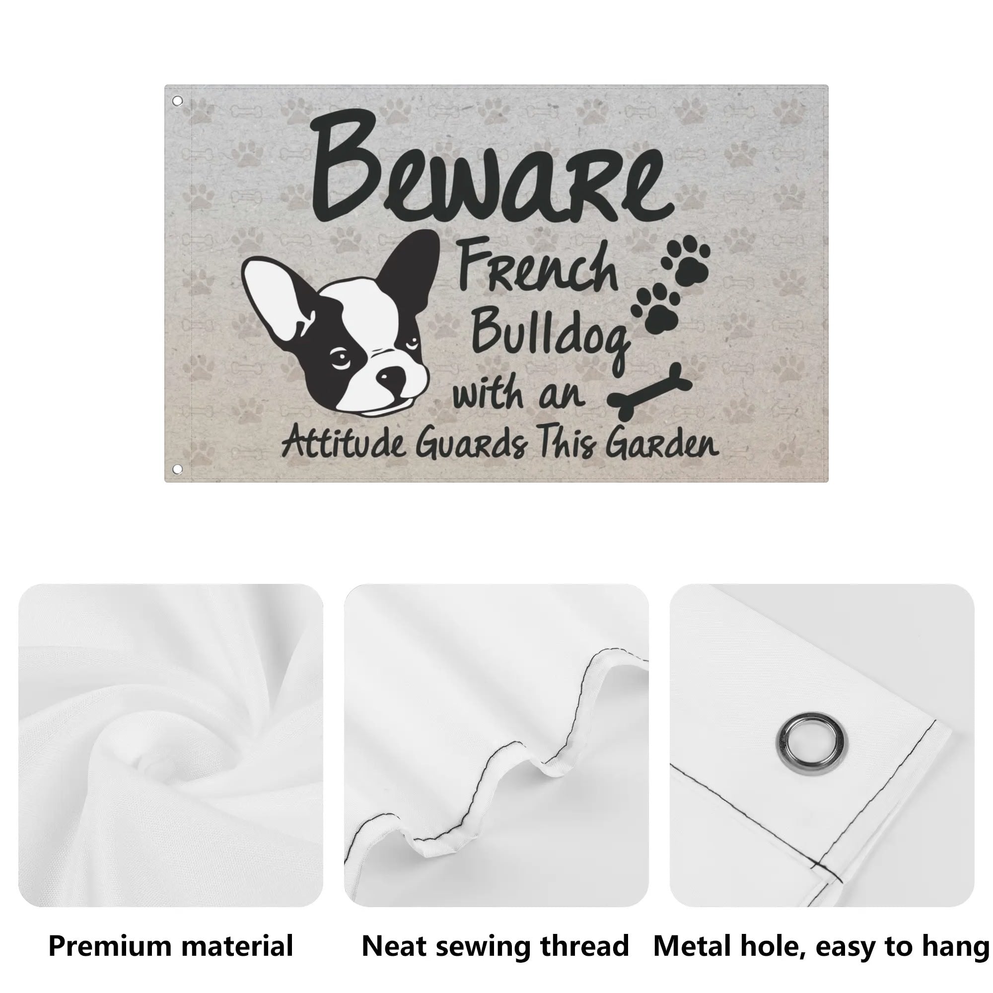 Buddy - Garden Flags for frenchie lovers