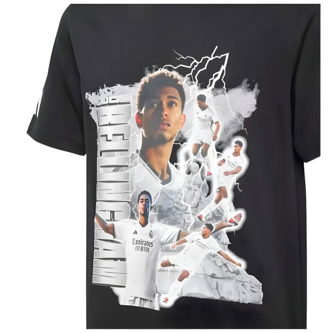 Adidas Jude Bellingham Tour Shirt (Black) - Kids