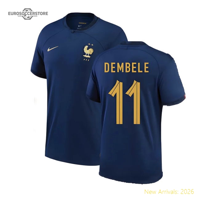 France 2022-2023 Authentic Home Shirt (fra) Sleek Timeless