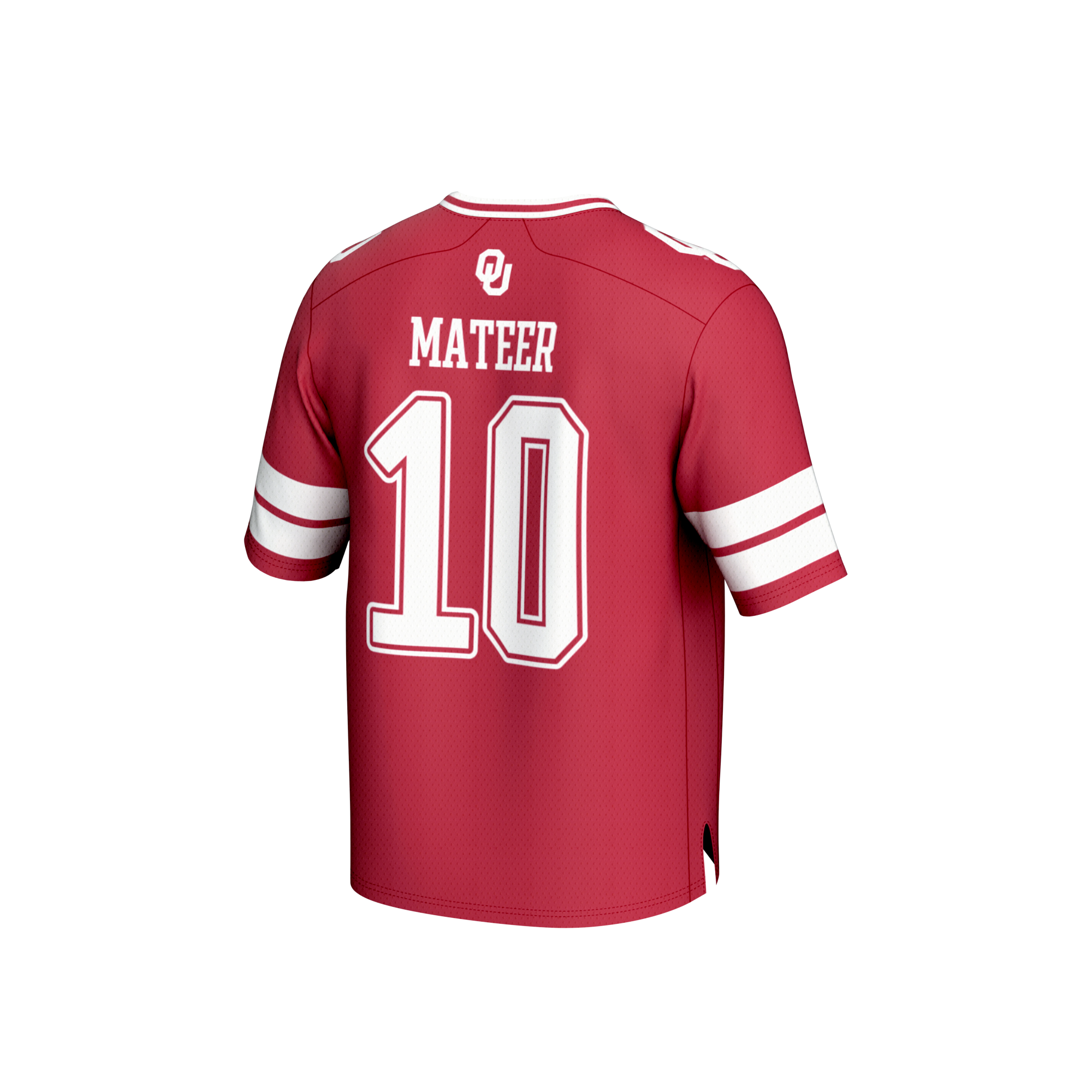 [NJP] John Mateer Oklahoma Sooners GameDay Greats Youth NIL Lightweight Football Player Jersey - Crimson