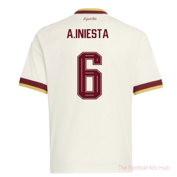 2026-2027 Spain Away Shirt (Kids) (A.Iniesta 6)