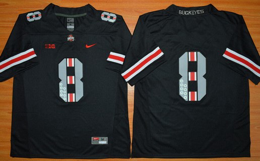 Men's OSU Ohio Black 2015 match worn None #2015 replica Jersey