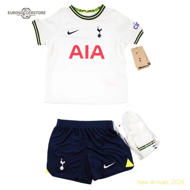 Tottenham Hotspur Children 2022 Home Jersey Shirt Football Fan Apparel