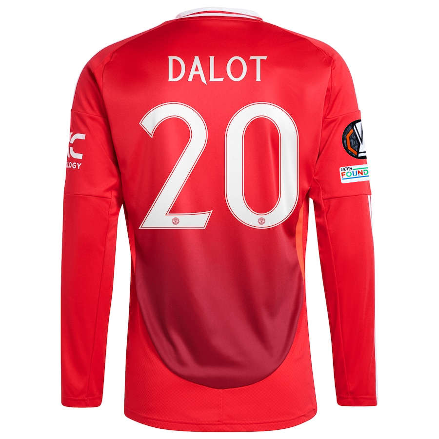 Manchester United Sleeve 2024-2025 UEL Home Jersey – Authentic Shirt