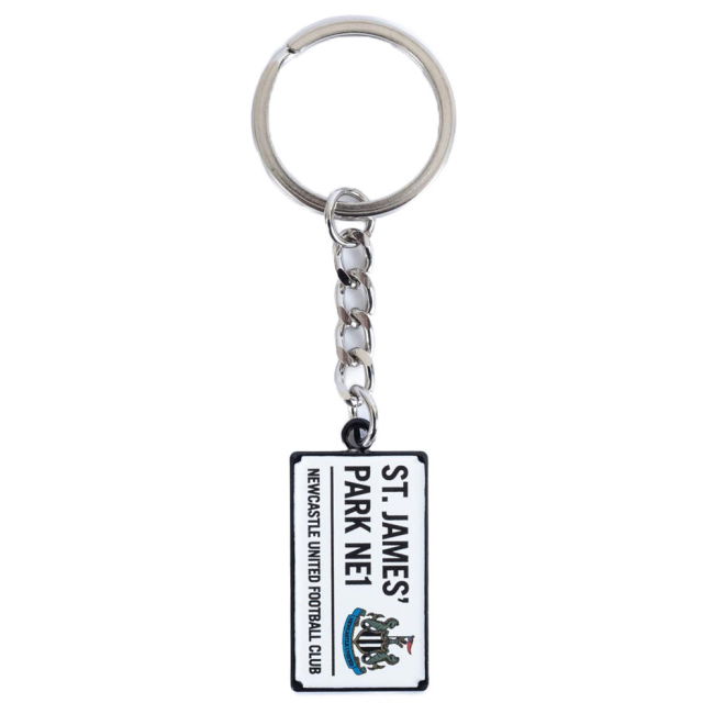 Men's Newcastle United FC Street Sign Keyring