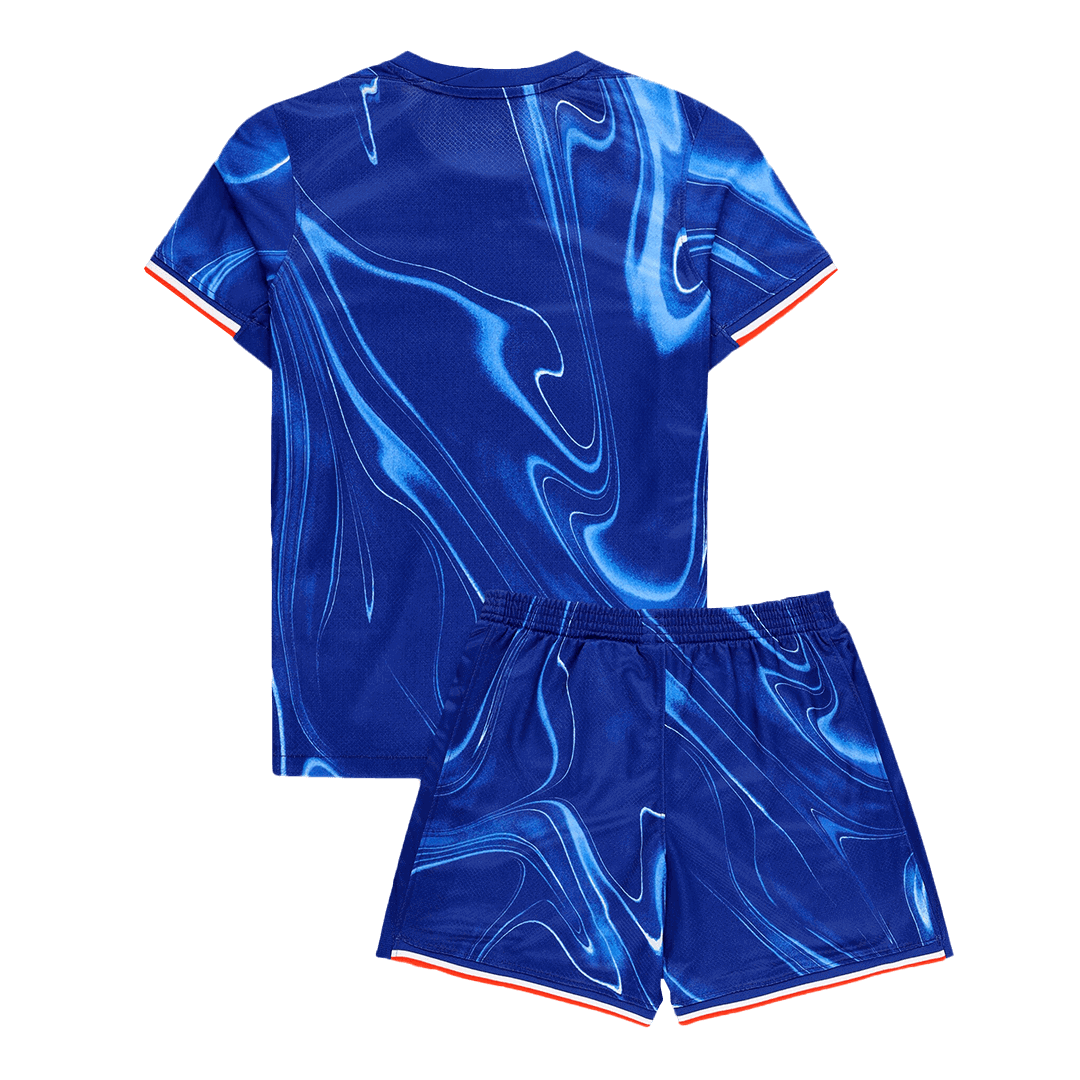 Kid's Chelsea Home Soccer Jersey Kit(Jersey+Shorts) 2024/25Authentic K