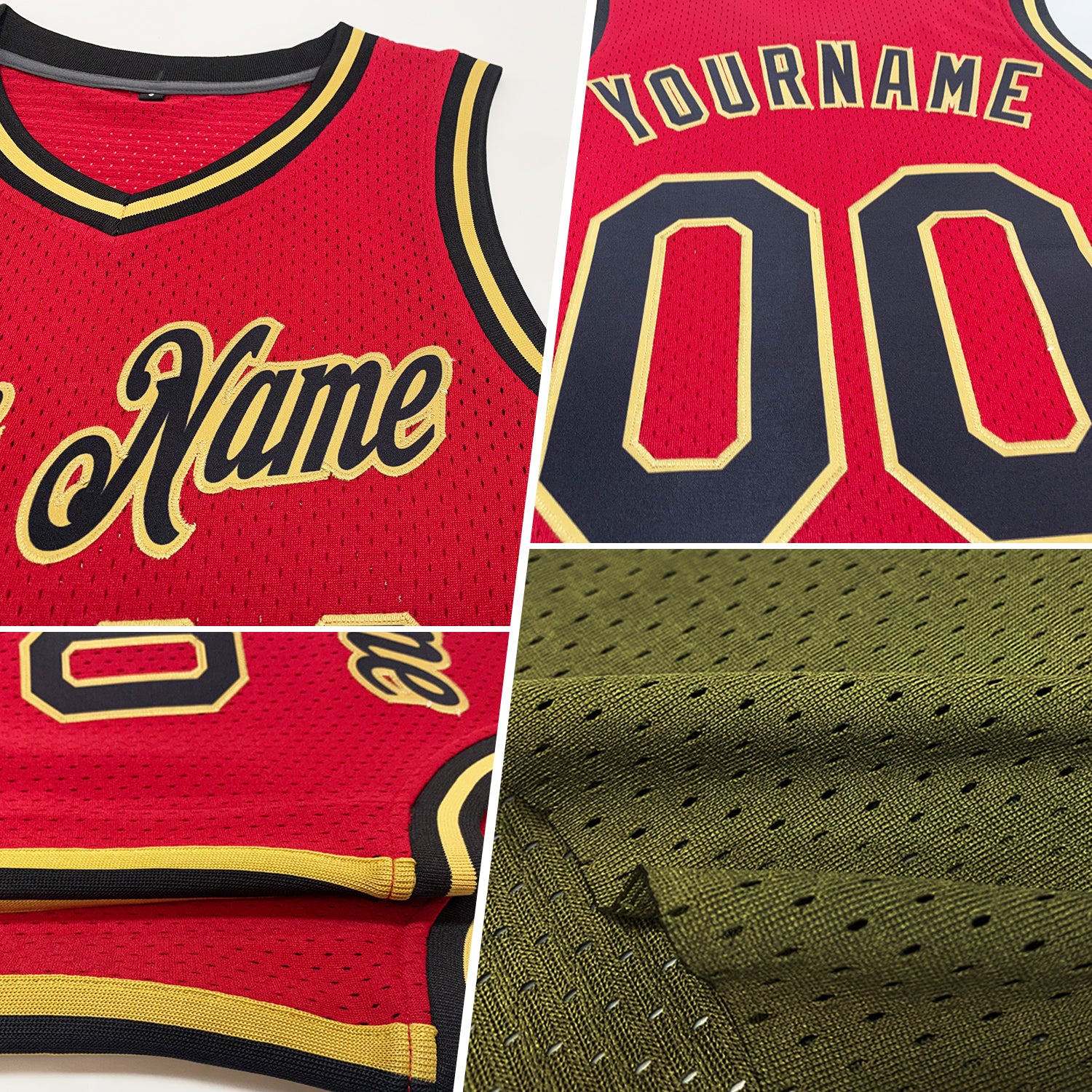 Custom Olive Black-White Authentic Throwback Salute To Service Basketball Jersey