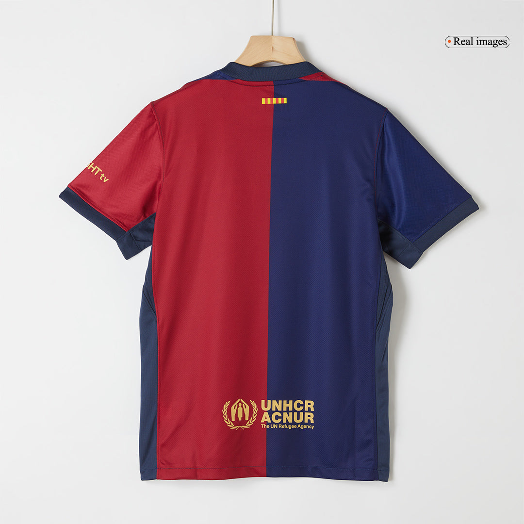 Barcelona Home Soccer Jersey 2024/25-Spotify Logo Without TextAuthenti