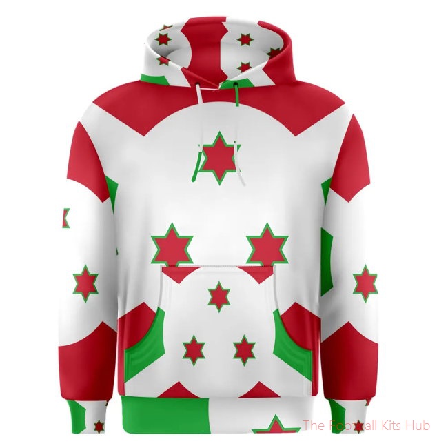 Men Burundi Sublimated Flag Hoody