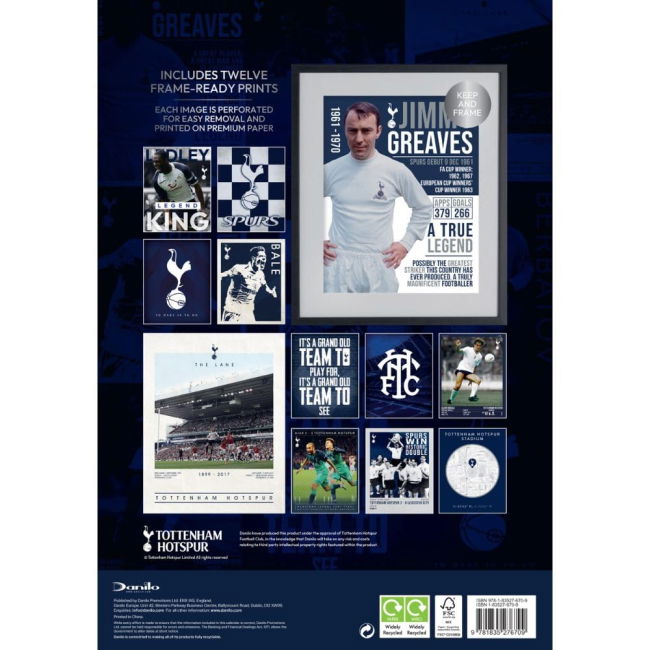 Calendar 2026 Tottenham Club Team Fan Jersey - Adults Version