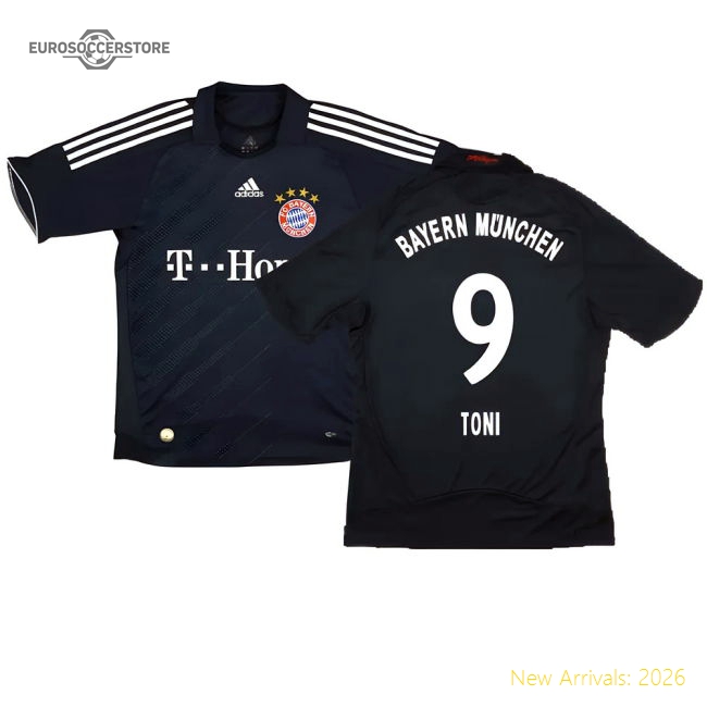 Authentic Bayern Munich 2008-10 Away Shirt ((Excellent) S) (Toni 9)