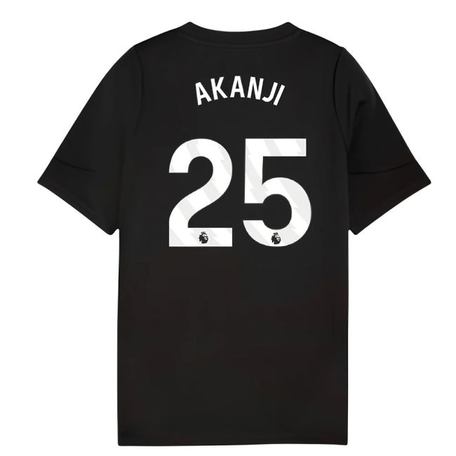 Man City Club Trendy Training Football Shirt (Akanji 25) (Kids)