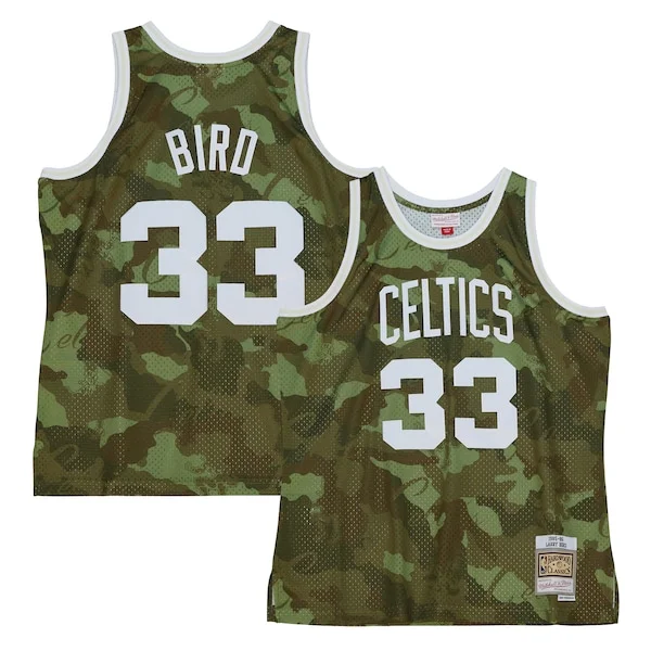 Larry Bird BOS Swingman Jersey - Budget Price - Licensed Product