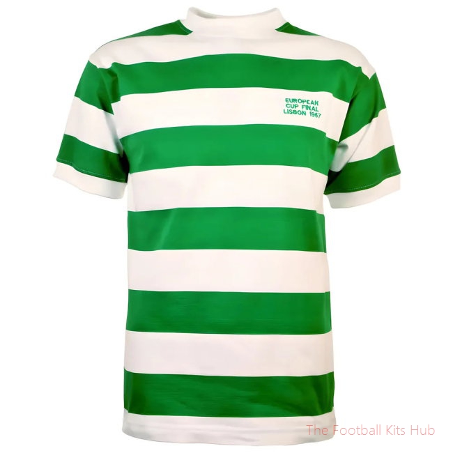 Celtic European Cup Lisbon Short Sleeved Kids 1967 Shirt (Kids) (Your Name)