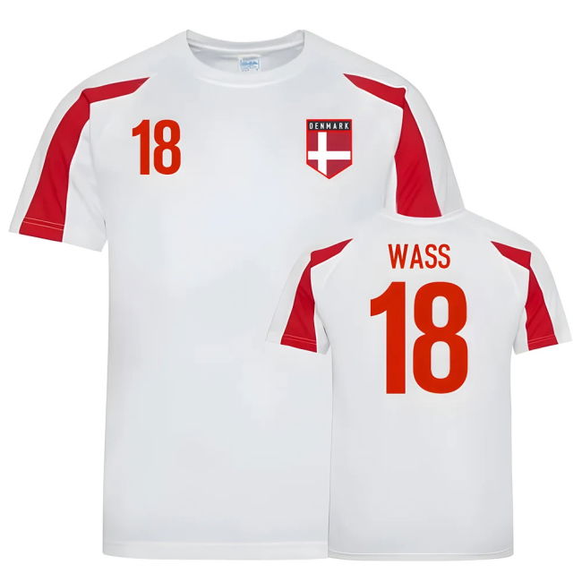Wass 18 2026 Collection Performance Denmark Training Football Shirt
