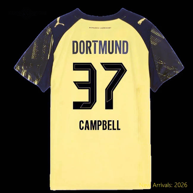 Borussia Dortmund 2024-25 Home Fan Version For Kids (Campbell Match
