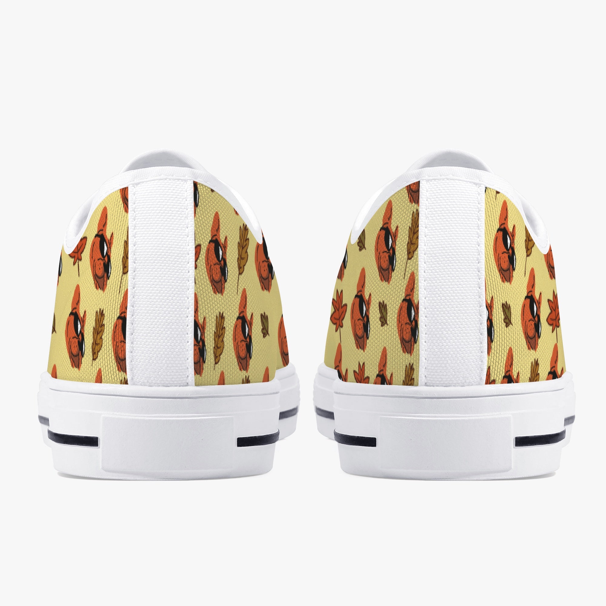 French Bulldog Yoda Classic Low Top Canvas Shoes Durable Dog Footwear