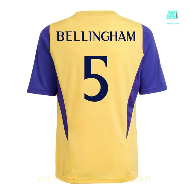 2023-2024 Real Madrid Training Shirt (Spark) - Kids (Bellingham 5)