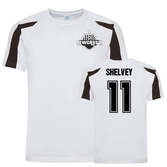 Newcastle White #none Premium Quality Match Day Fresh Look Fan Jersey