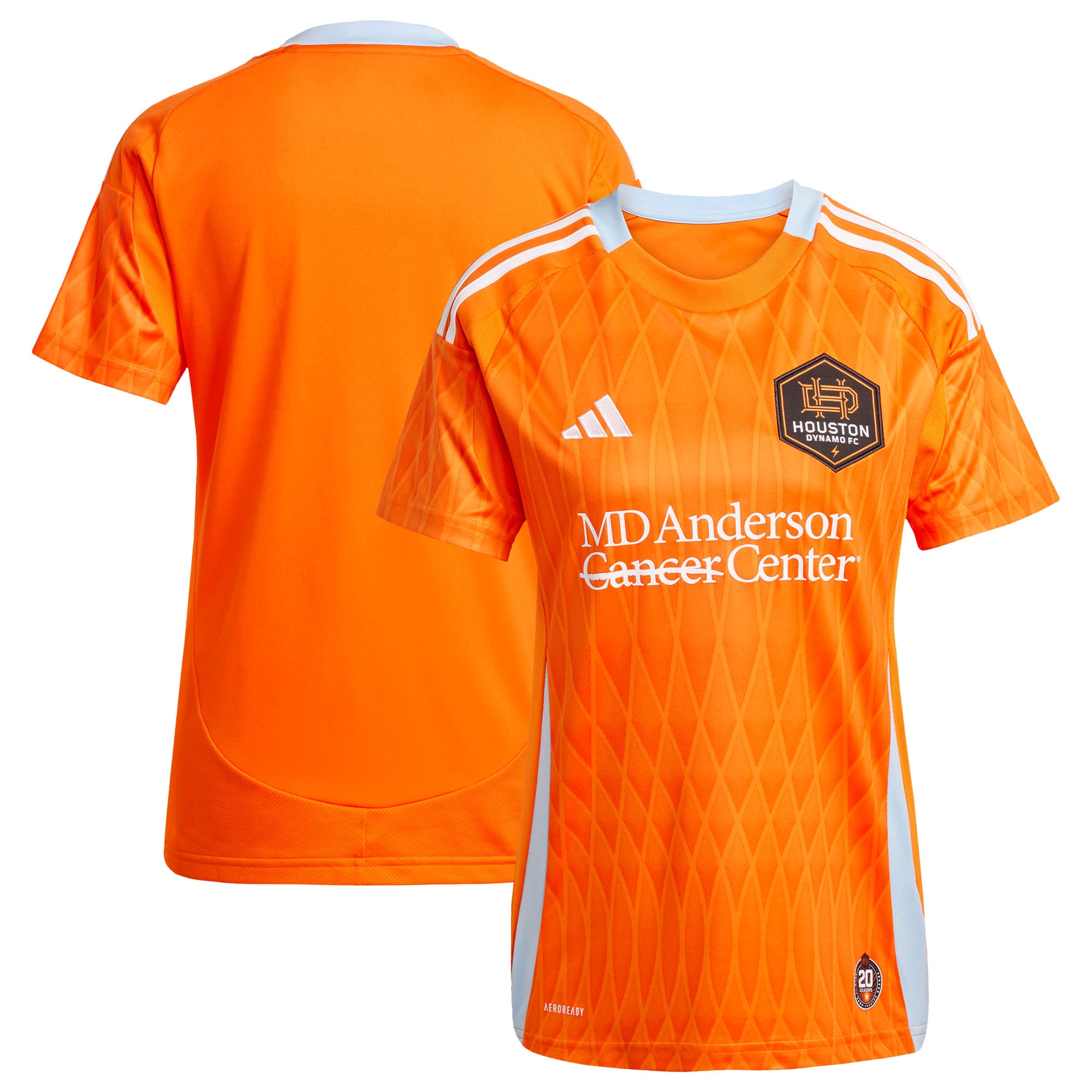 [SJH] Houston Dynamo FC Women's 2025 Season 20 Replica Jersey - Orange