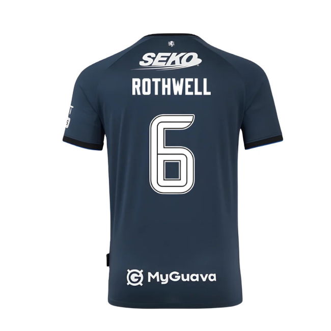 Replica 2025-2026 Rangers Third Third Rothwell 6 With Classic Design
