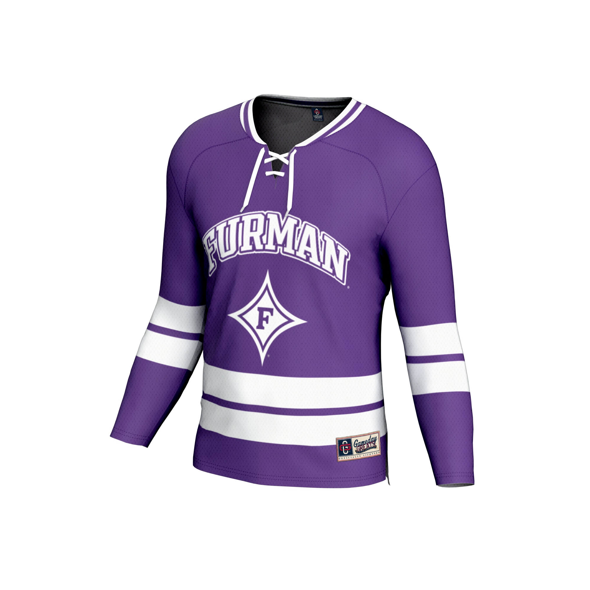 [DDG] Furman Paladins GameDay Greats Unisex Spirit Hockey Jersey - Purple