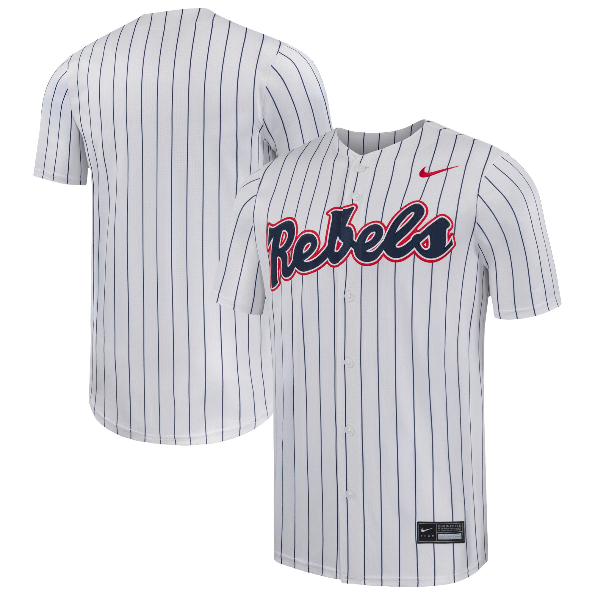 [DDG] Ole Miss Rebels Limited Baseball Jersey - White