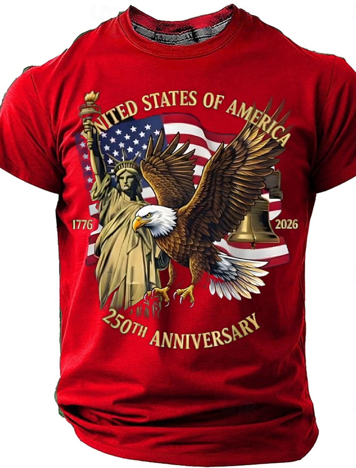4th of July 2026 250th Memorial Day T-Shirt