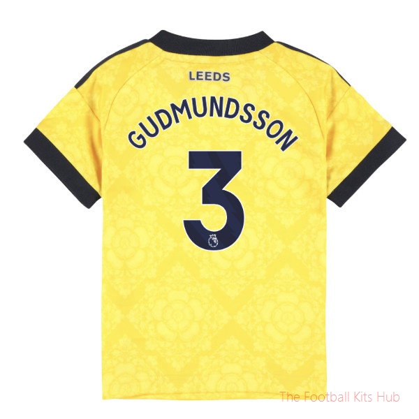Leeds United 2026-2027 Away Kit Gudmundsson #3 Football Shirt